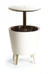Cool bar staliukas-šaldiklis kreminis-šokoladinis