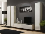 Cama Living room cabinet set VIGO 1 juodas/sonoma gloss