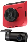 Vaizdo registratorius Xiaomi 70mai A400 QHD su galinio vaizdo kamera RC09 raudonas