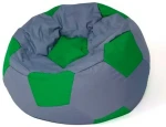 Sako bag pouffe Ball pilkas-žalias XXL 140 cm
