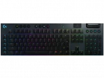 Logitech G915 Belaidė Mechaninė žaidimų klaviatūra, RGB, Lightspeed, Tactile, US išdėstymas