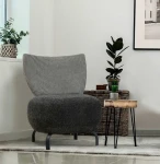 Fotelis Kalune Design Sparno kėdė Loly - Anthracite