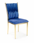 K436 chair color: dark mėlynas / auksinis