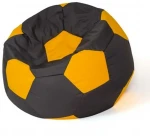 Sako bag pouffe Ball juodas-Geltonas XXL 140 cm