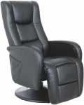 Fotelis PULSAR recliner chair, color: juodas