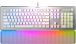 ROCCAT Vulcan II MAX RGB balta mechaninė klaviatūra (US, Raudona switch)