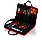 Knipex 00 21 11 tool storage case Juodas, Raudona Polyester