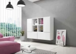 Cama living room furniture set ROCO 19 (4xRO3 + 4xRO6) baltas