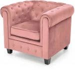 Fotelis ERIKSEN leisure armchair pink / juodas