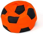 Sako bag pouf Ball oranžinis-juodas XXL 140 cm