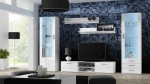SOHO 4 set (RTV180 cabinet + 2x S1 cabinet + shelves) Baltas/Baltas glossy