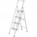 Aliuminio ladder, 4-step - baltas, WENKO