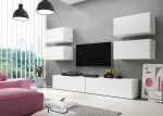 Cama living room furniture set ROCO 2 (2xRO1 + 4xRO3) baltas