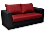 Sofa Bellezza Beta, raudona/juoda