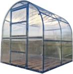 Meistro Kodas Klasika Greenhouses Šiltnamis KLASIKA Slim - 6 mm storio kanalinis polikarbonatas - 2 x 12 m (24 m²)