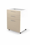 VENTO DS3-60/82 lower cabinet with drawers, color: baltas/beige