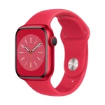 Išmanusis laikrodis Apple Watch Series 8 GPS + Cellular, 41 mm, Raudonos spalvos aliuminio korpusas su raudonos spalvos sportiniu dirželiu