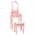 Kosmetinio staliuko rinkinys 50x59x136 cm rožinis