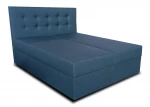 Kontinentinė lova Platinum, 140x200 cm, tamsiai mėlyna