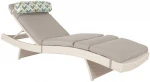 Gultas STELLA su pagalvėlėmis, 200x65,5xH33cm, rėmas: aliumininis su plastikinių vytelių apdaila, spalva: balta