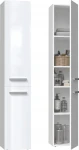 Top E Shop Vonios spintelė NEL II 31x30x174 cm, balta, blizgi