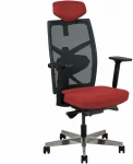Biuro kėdė TUNE dark red/juodas