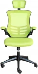 Biuro kėdė RAGUSA, 66,5x51x117-126 cm, sėdynė ir atlošas: akytas audinys, spalva: šviesiai žalia