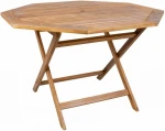 Table FINLAY 120x120xH72cm, acacia