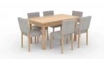 Virtuvės baldų komplektas ADRK Furniture 80 Rodos, pilkas/rudas