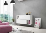 Cama living room furniture set ROCO 14 (2xRO1 + 2xRO6) baltas