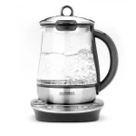 Virdulys Gastroback arbatos virimo aparatas Design Tea & More Advanced Su elektroniniu valdymu, Nerūdijantis plienas/ stiklas, Nerūdijantis plienas/ Skaidrus, 1400 W, 360° sukamasis pagrindas, 1,5 L