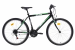 Miesto dviratis Bottari Milano 26", juodas/žalias