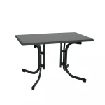 Lauko stalas 110x70 cm, juodas