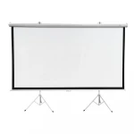 Projektorius EXTRALINK PROJECTION SCREEN 120" 16:9, 266x149CM Baltas PVC, SEMI-AUTO ROLLER, WITH STAND, PSR-120