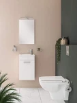 Vonios kambario baldų komplektas Vitra Mia, 40 cm baltas