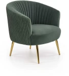 Fotelis CROWN l. chair, color: dark žalias