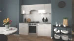 Virtuvinių spintelių komplektas Halmar Marija 200, baltos/ąžuolo spalvos