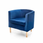 Fotelis CLUBBY 2 leisure armchair dark mėlynas / natural