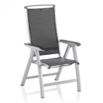 Sulankstoma kėdė Kettler Forma II, pilka/sidabrinės spalvos
