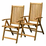 2-jų kėdžių komplektas Cosy by Fieldmann, rudas