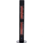 SUNRED | Heater | RD-DARK-3000L, Valencia Dark Lounge | Infrared | 3000 W | Number of power levels | Suitable for rooms iki m² | Juodas | IP55