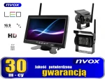 Automagnetola Nvox Rinkinys monitorius automobilinis lcd 7cali 12v 24v oraz 2 kamery belaidės