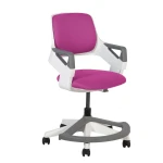Vaikiška kėdė ROOKEE, 64x64xH76-93cm, spalva: rožinė, rėmas: baltas plastikas