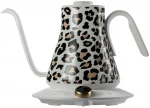Kava žąsies kaklelis Virdulys Cocinare Leopard