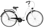Miesto dviratis AZIMUT City Lux 28" 2021, baltas/juodas