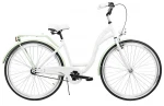 Miesto dviratis AZIMUT City Lux 28" 2021, baltas/žalias