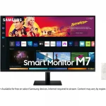 Monitorius Samsung Smart  LS32BM700UPXEN 32 ", VA, UHD, 3840 x 2160, 16:9, 4 ms, 300 cd/m², Juodas, 60 Hz, HDMI jungtys quantity 2