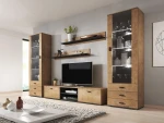 SOHO 4 set (RTV180 cabinet + 2x S1 cabinet + shelves) Oak lefkas