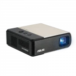 ASUS ZenBeam E2 mini LED projektorius, automatinio portreto režimas, 300 LED liumenų, WVGA (854 x 480), belaidė projekcija, lauko projektorius, įmontuota baterija, iki 4 valandų vaizdo atkūrimas, maitinimo blokas, USB Type-A, HDMI ®, 5 vatų garsiakalbis