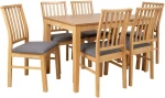 Dining set COOPER with 6 chairs